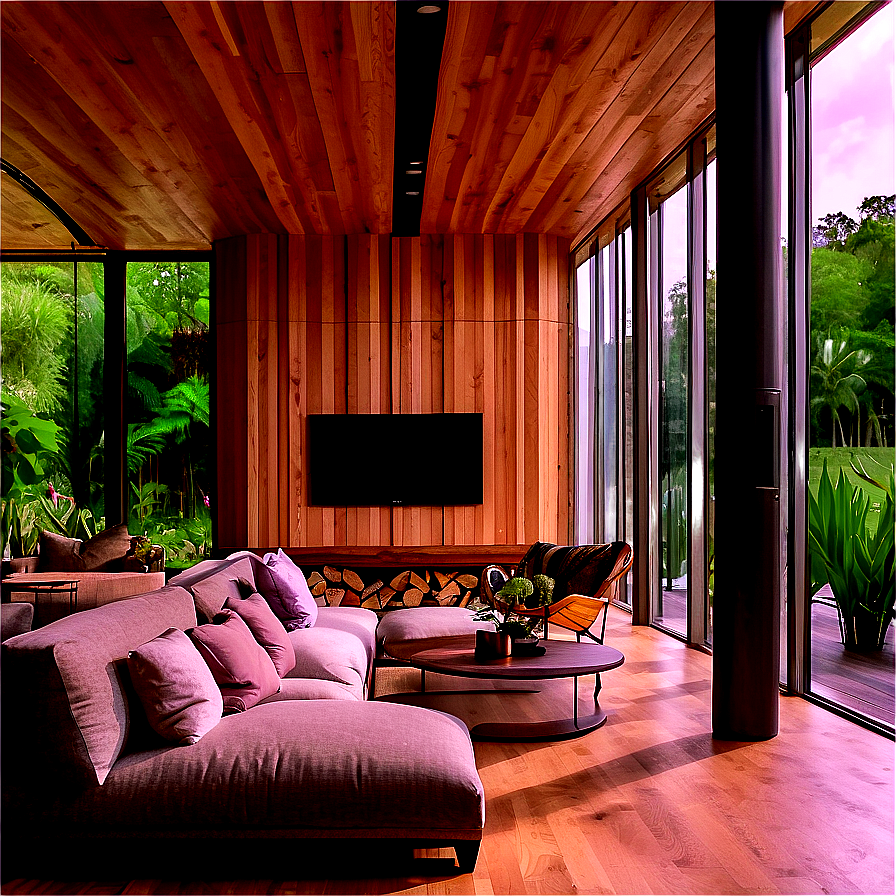 Biophilic Living Room Design Png 05242024 PNG Image