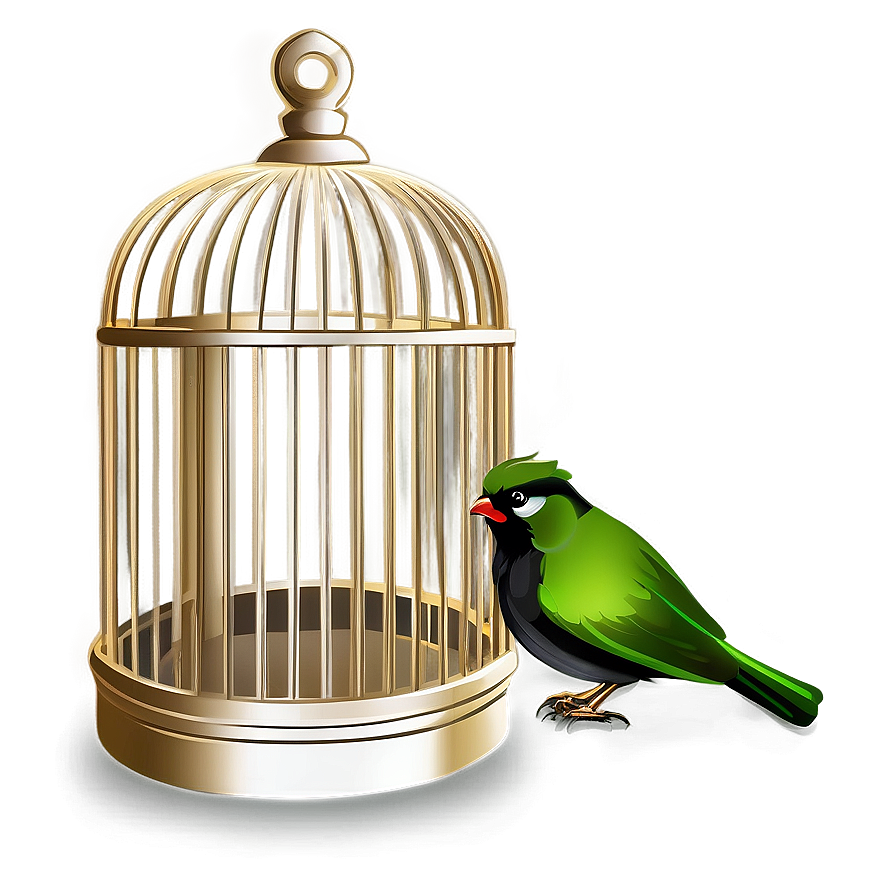 Bird Cage Design Png 06122024 PNG Image