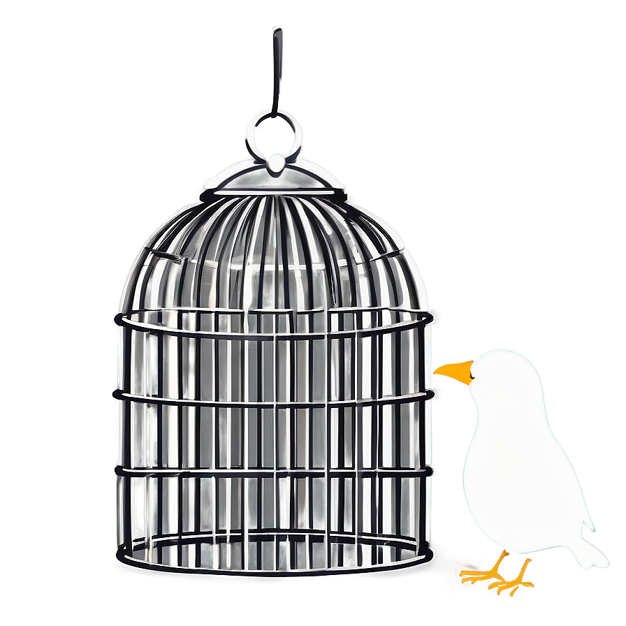 Bird Cage Vector Png 06122024 PNG Image