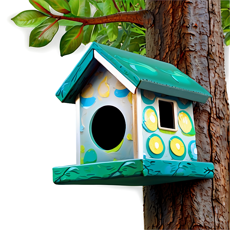 Birdhouse On Tree Png 9 PNG Image