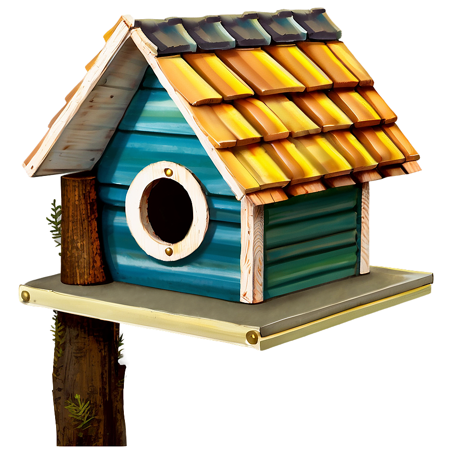 Birdhouse With Roof Png Xnp PNG Image