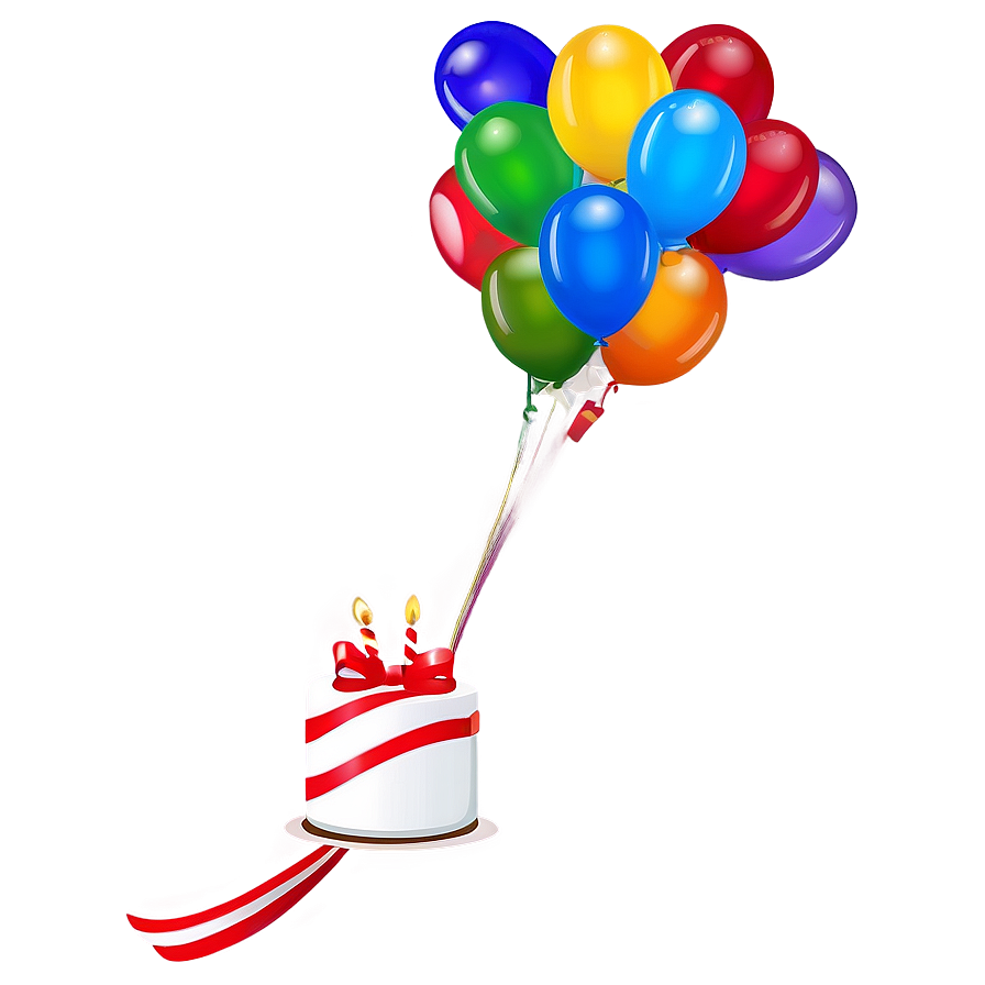 Birthday Balloon Emoji Png Wht36 PNG Image