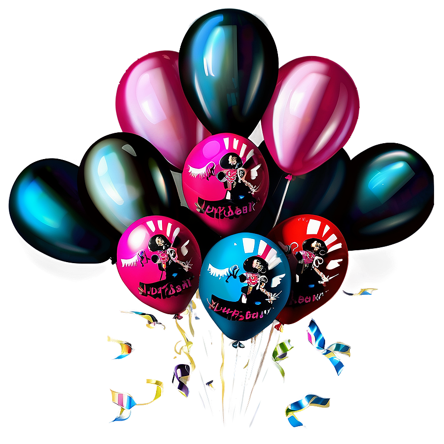 Birthday Balloon Set Png Avb PNG Image