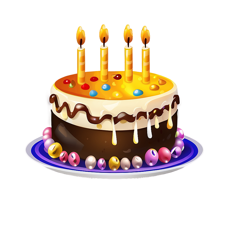 Birthday Cake B PNG Image