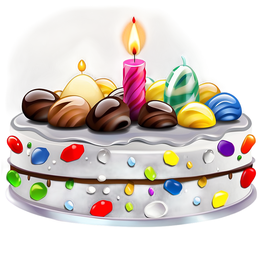 Birthday Cake Illustration Png 50 PNG Image