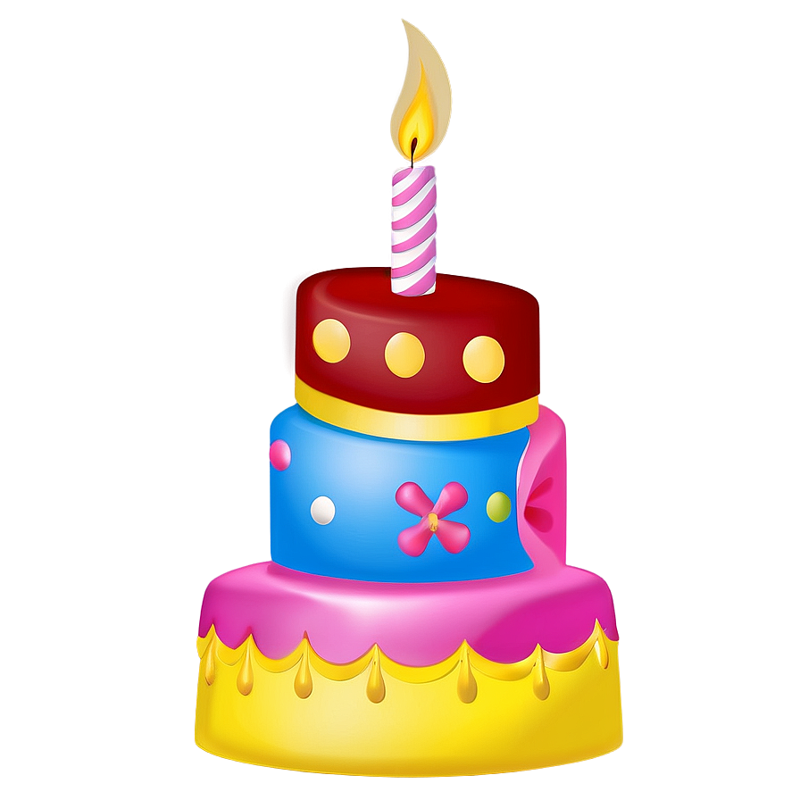 Birthday Cake Png Vxp26 PNG Image