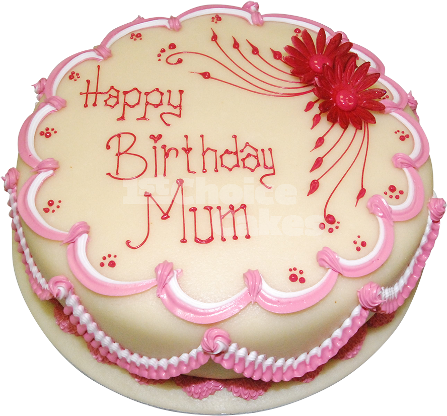 Birthday Cakefor Mum PNG Image