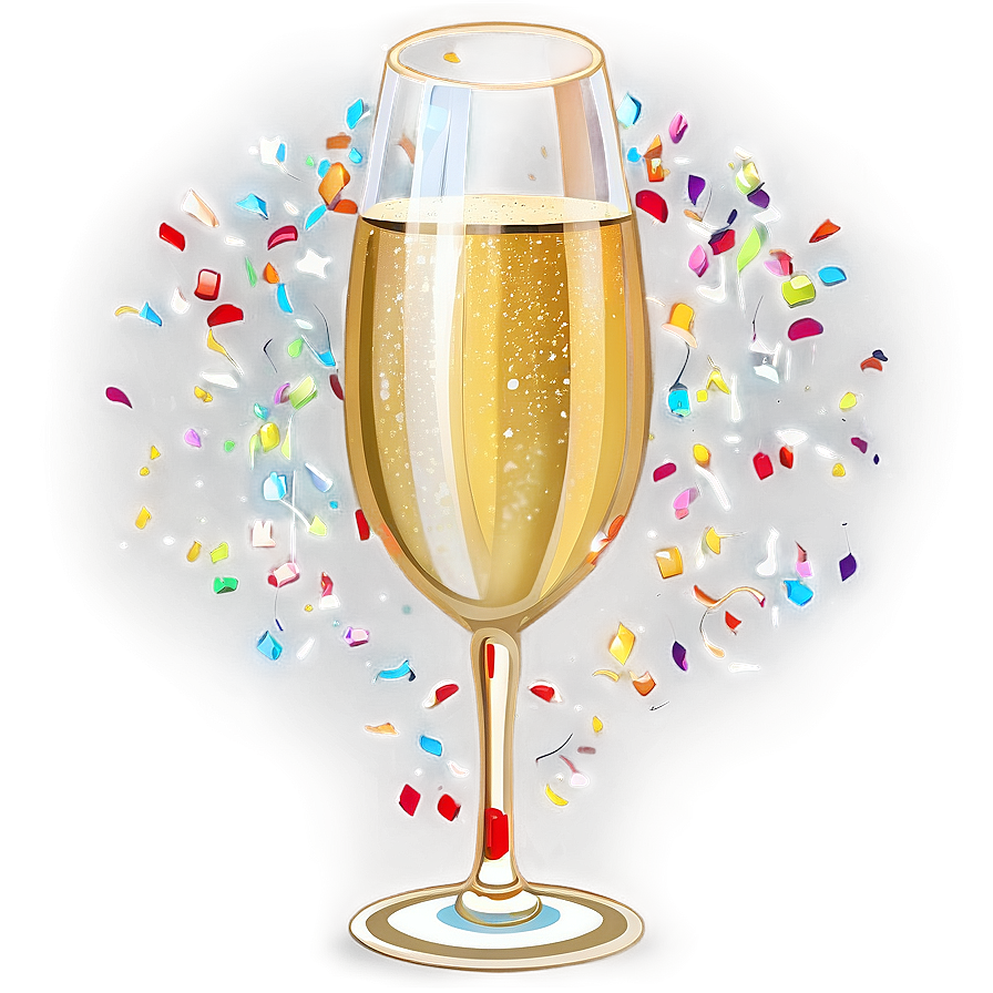 Birthday Champagne Png 5 PNG Image