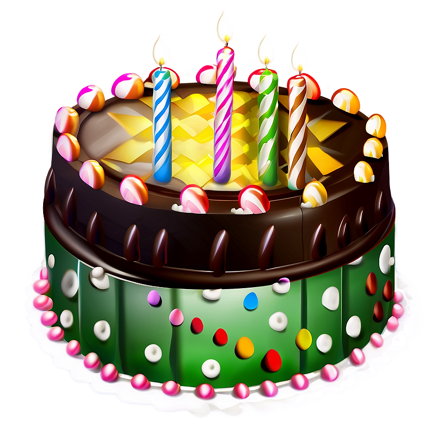 Birthday Chocolate Cake Png 05042024 PNG Image