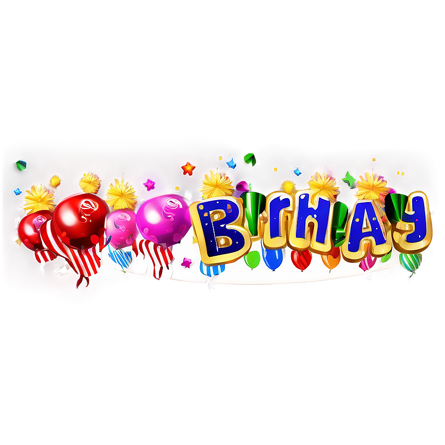 Birthday Decorations Png Jui92 PNG Image