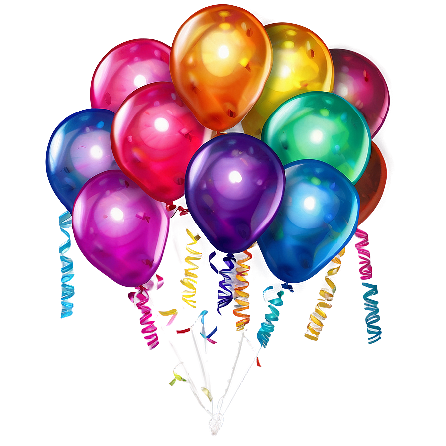 Birthday Helium Balloon Png Nfu PNG Image