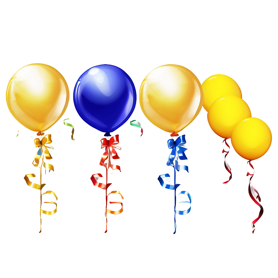 Birthday Helium Balloon Png Qyy29 PNG Image