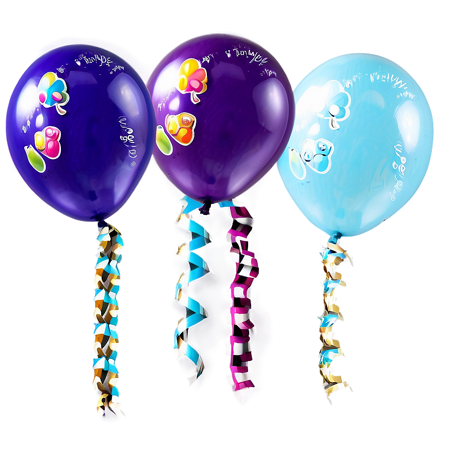 Birthday Party Balloon Png Gks PNG Image