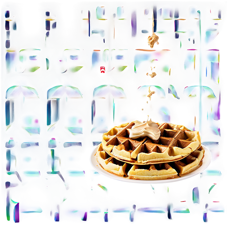 Biscoff Spread Waffle Png Ipo70 PNG Image