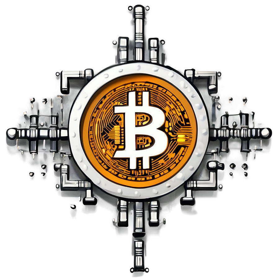 Bitcoin Blockchain Symbol Png Lon47 PNG Image