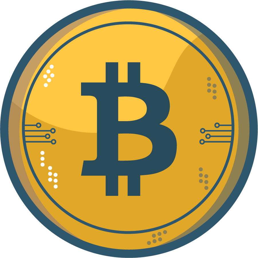 Bitcoin Cryptocurrency Icon PNG Image