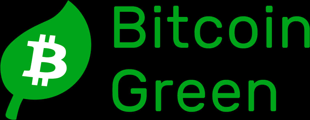 Bitcoin Green Logo PNG Image