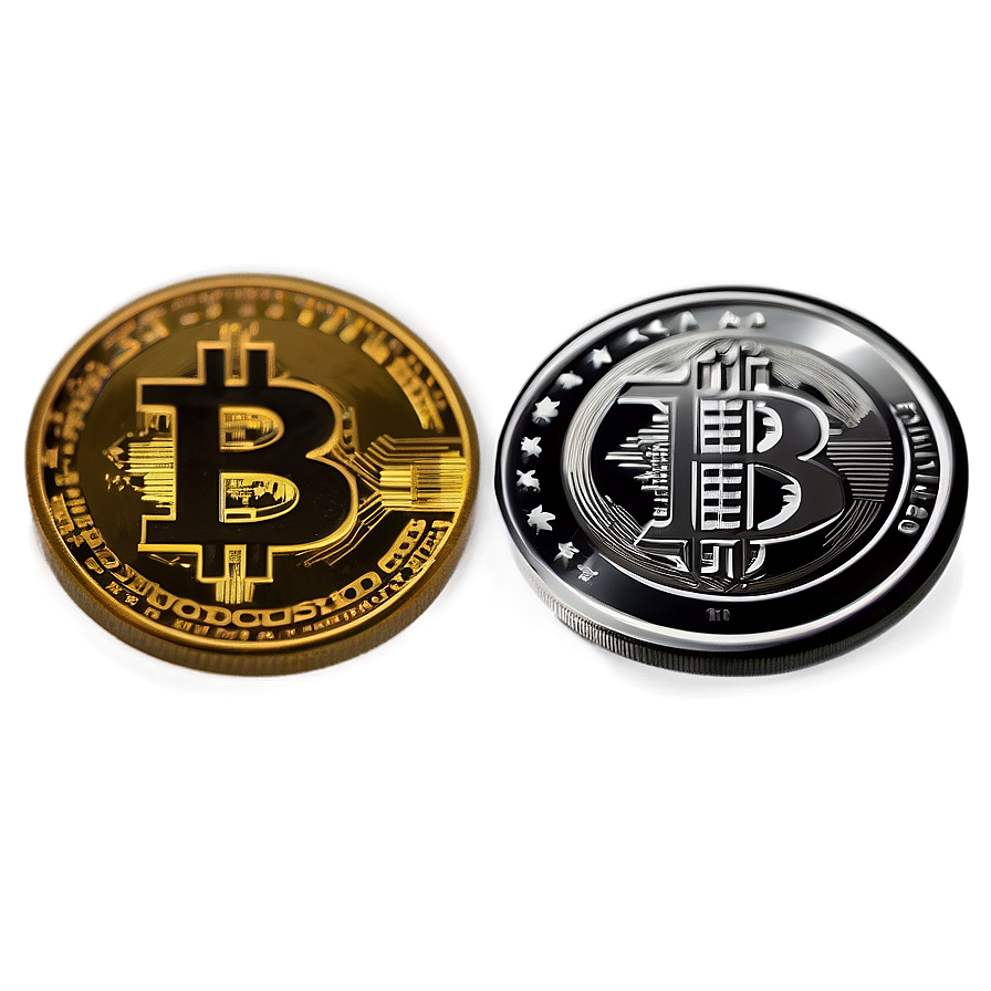 Bitcoin Versus Fiat Currency Png 50 PNG Image