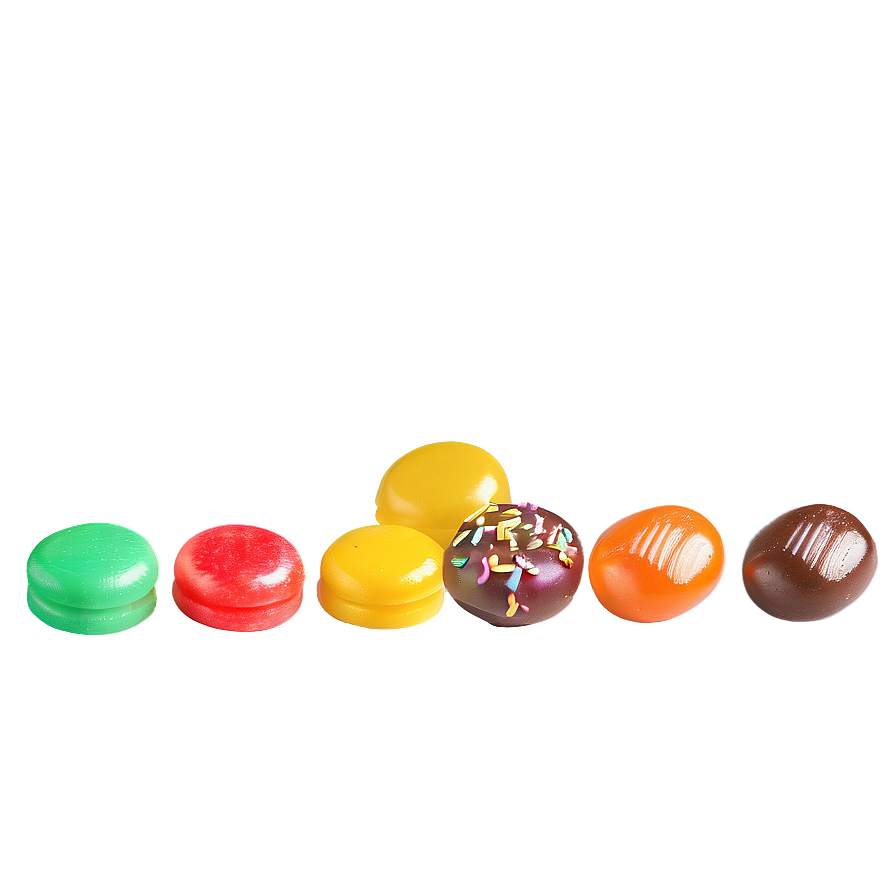 Bite-sized Candies Png 06242024 PNG Image