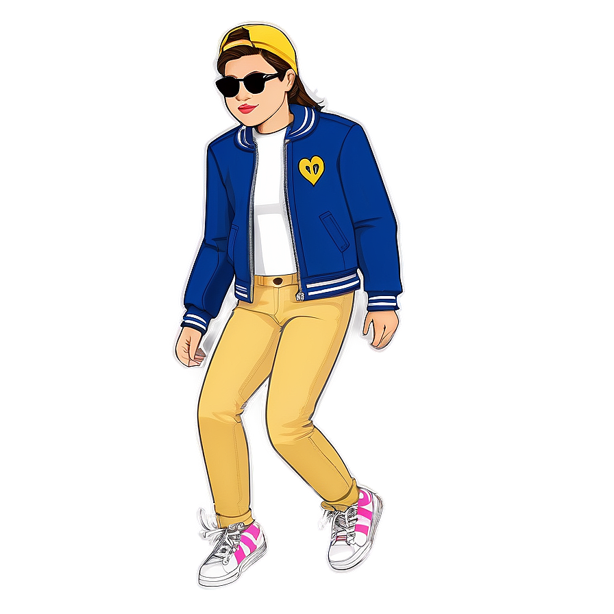 Bitmoji Fashion Outfit Png Syg61 PNG Image