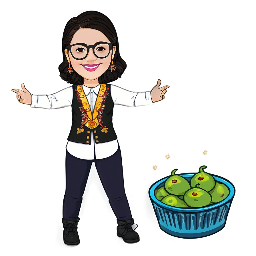 Bitmoji Party Outfit Png 06202024 PNG Image