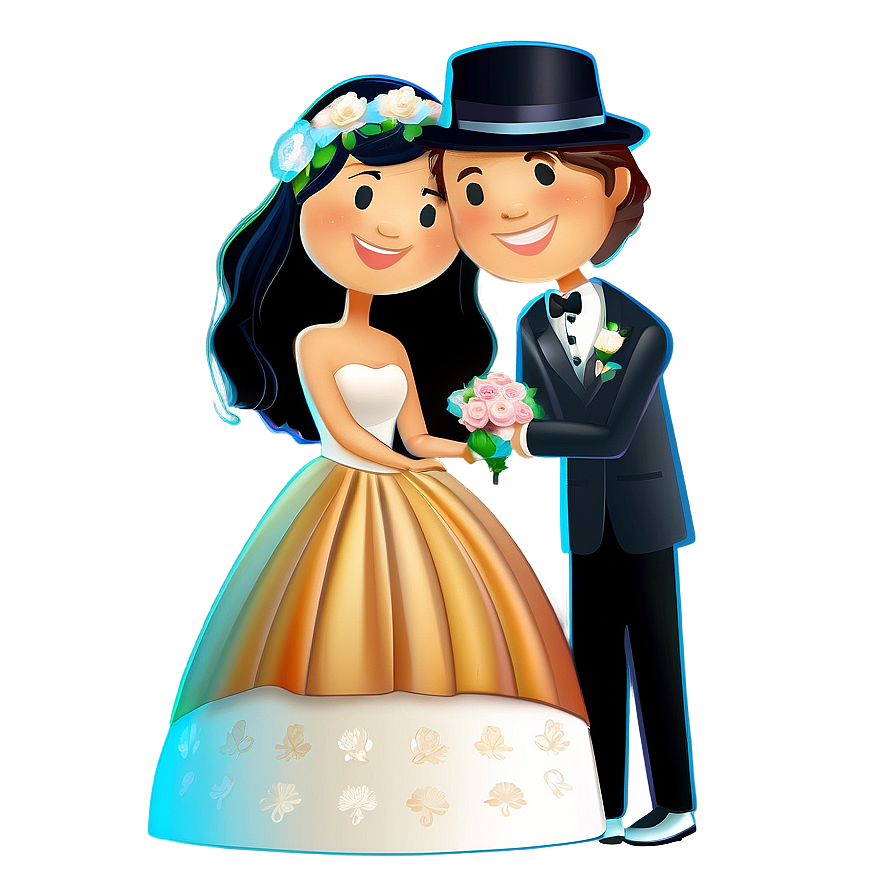 Bitmoji Virtual Wedding Png Rhw PNG Image