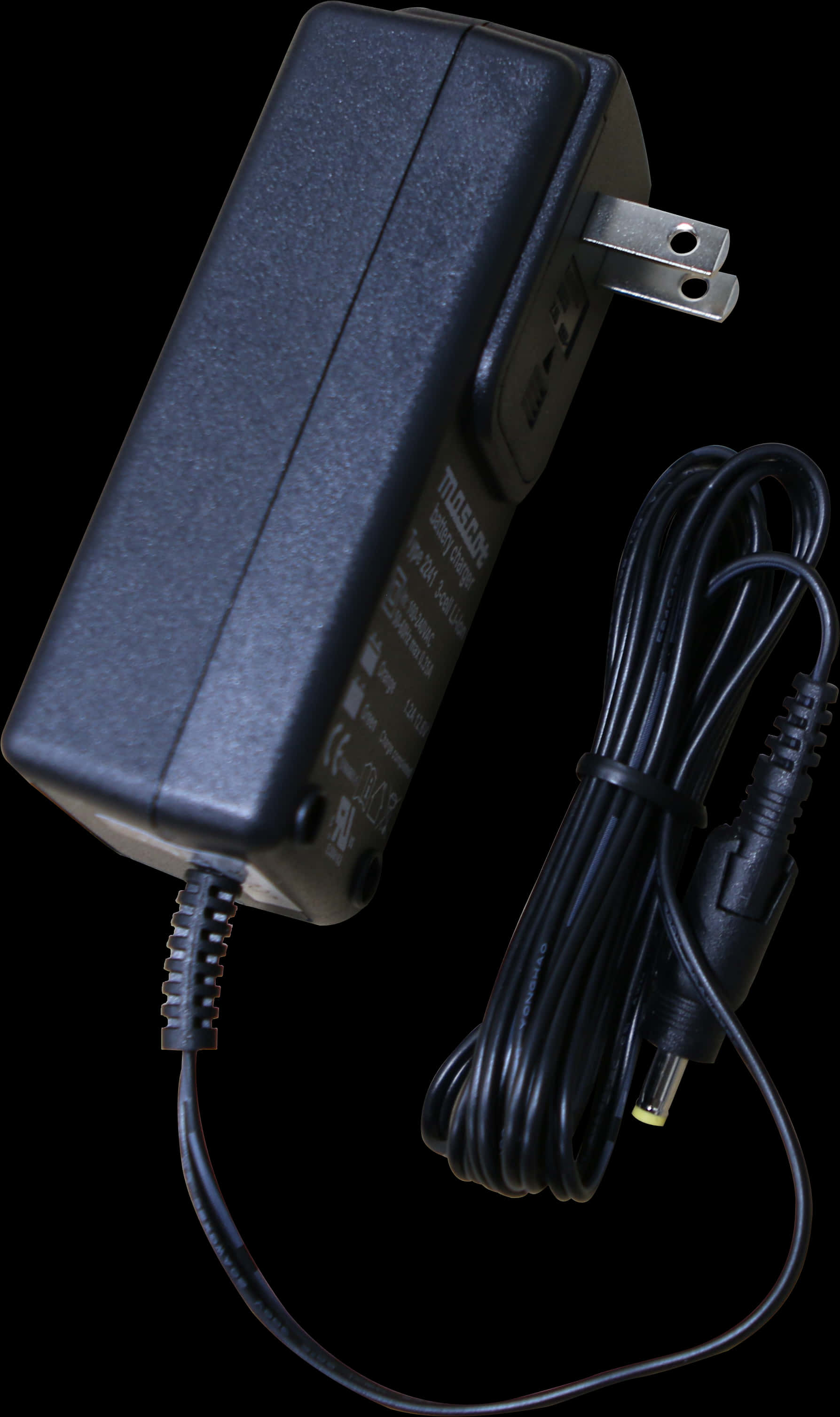 Black A C Adapterwith Cord PNG Image