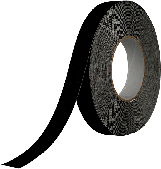 Black Adhesive Tape Roll PNG Image