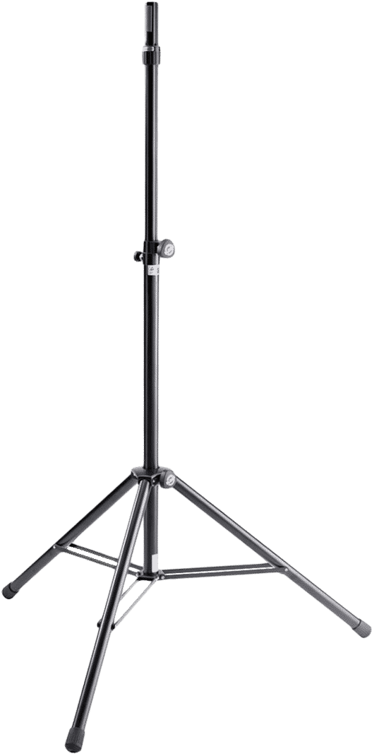 Black Adjustable Tripod Stand PNG Image