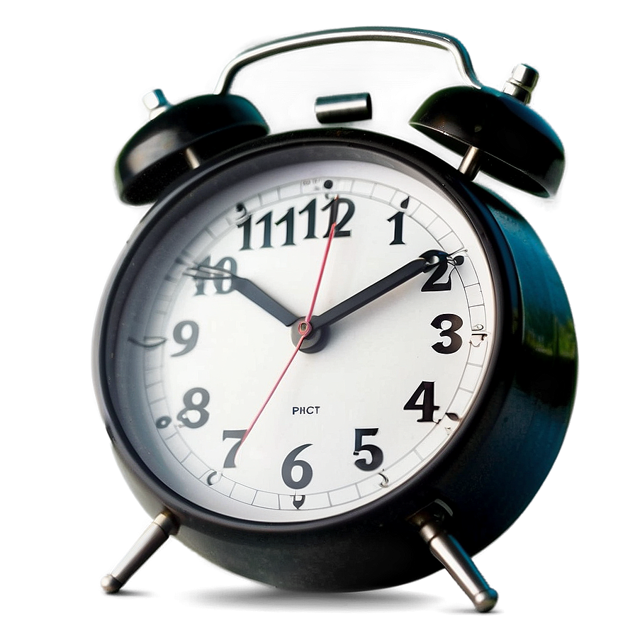 Black Alarm Clock Png 05252024 PNG Image