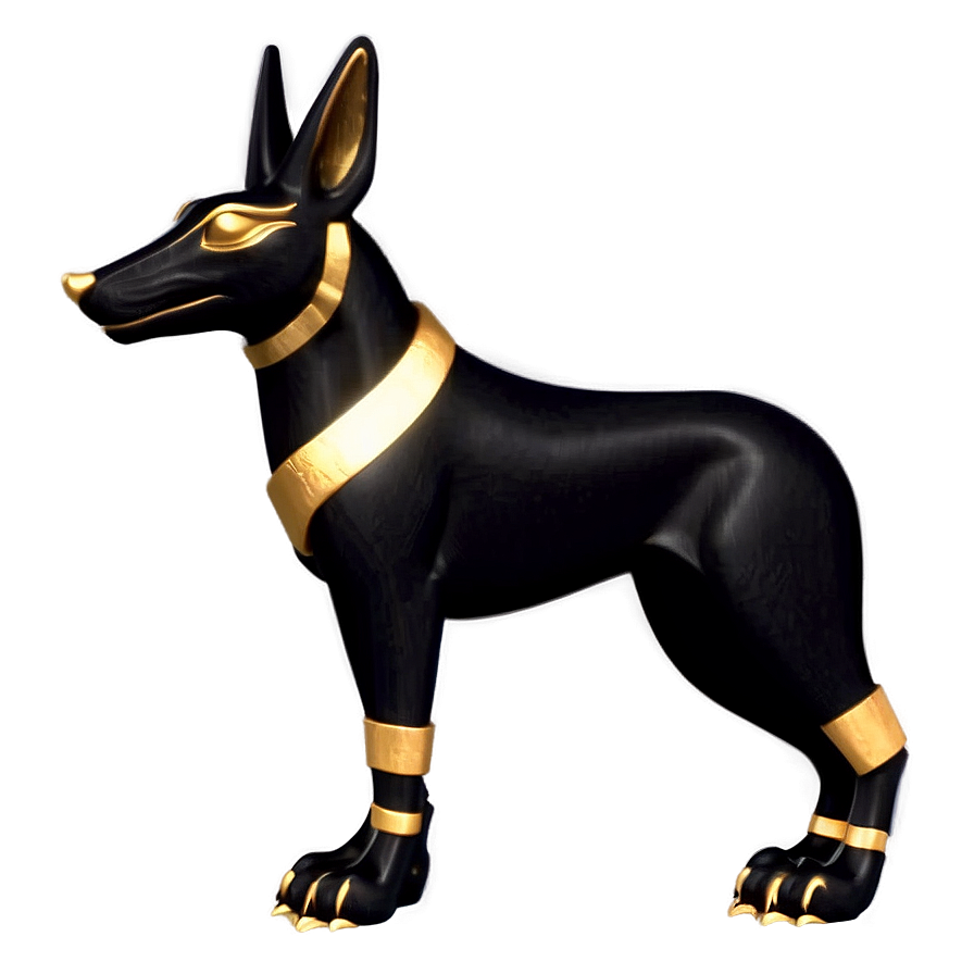 Black And Gold Anubis Png 49 PNG Image