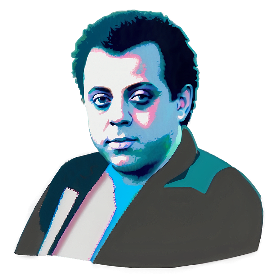 Black And White Billy Joel Png 8 PNG Image