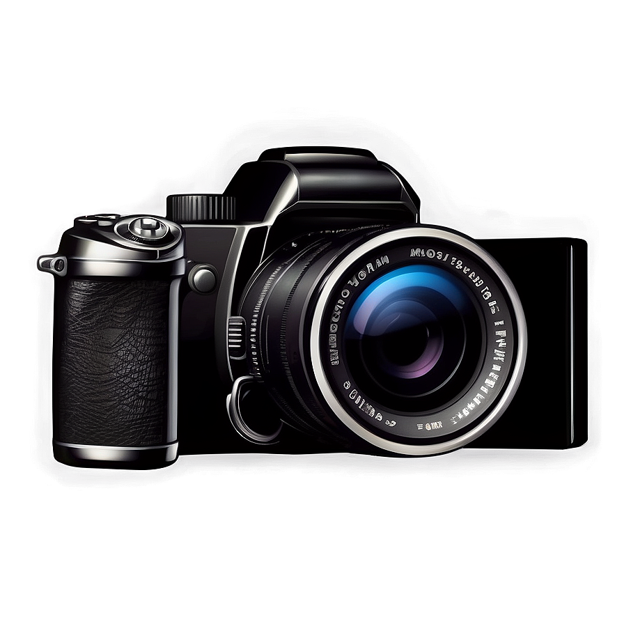 Black And White Camera Logo Png Bin PNG Image