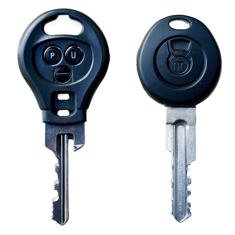 Black And White Car Keys Png 06122024 PNG Image