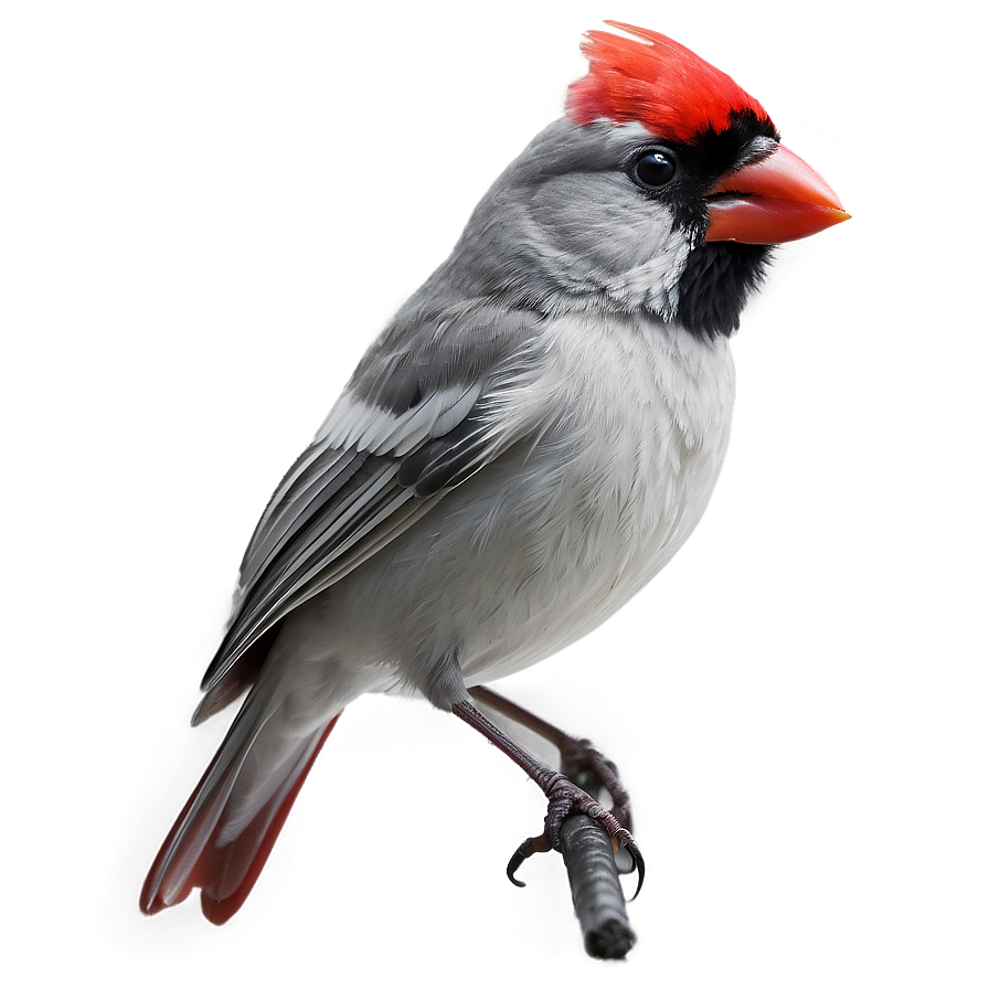 Black And White Cardinal Png Lyi29 PNG Image