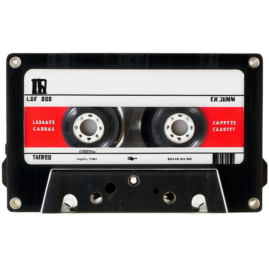 Black And White Cassette Tape Png Rhe PNG Image