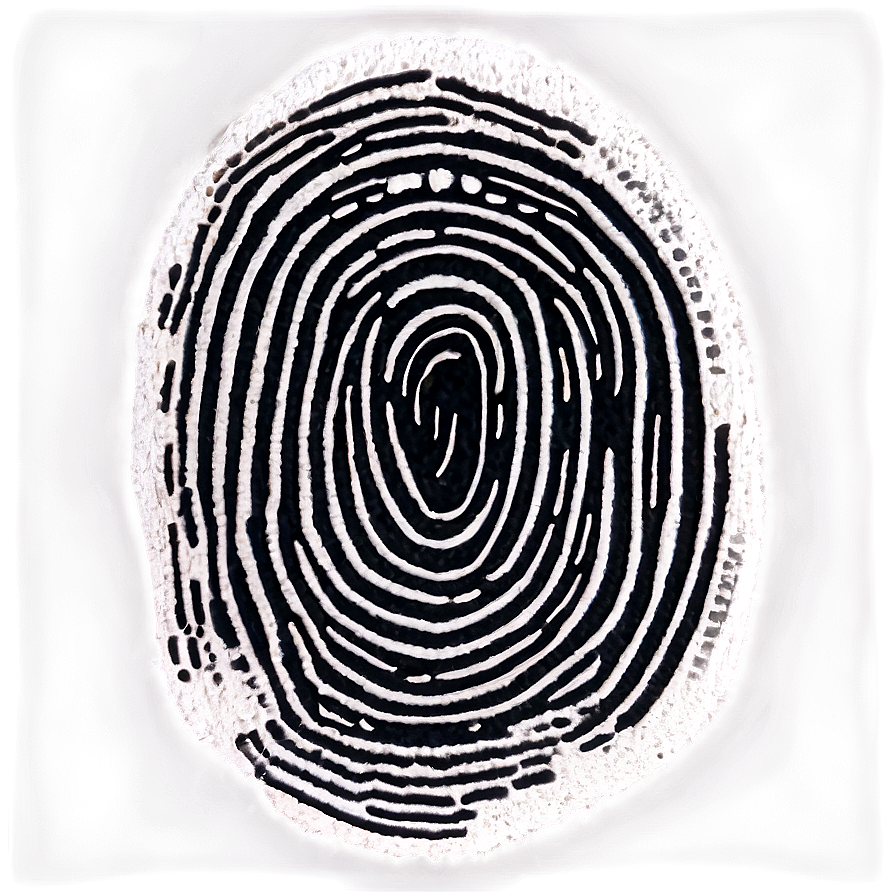 Black And White Fingerprint Png 71 PNG Image