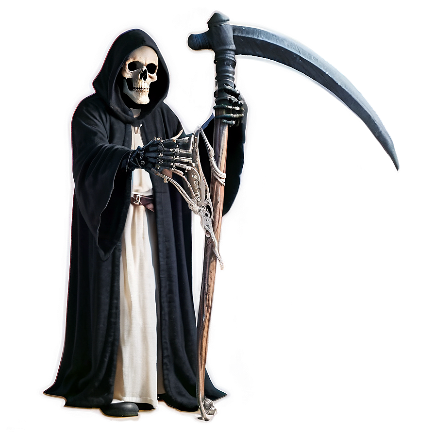 Black And White Grim Reaper Png Own PNG Image