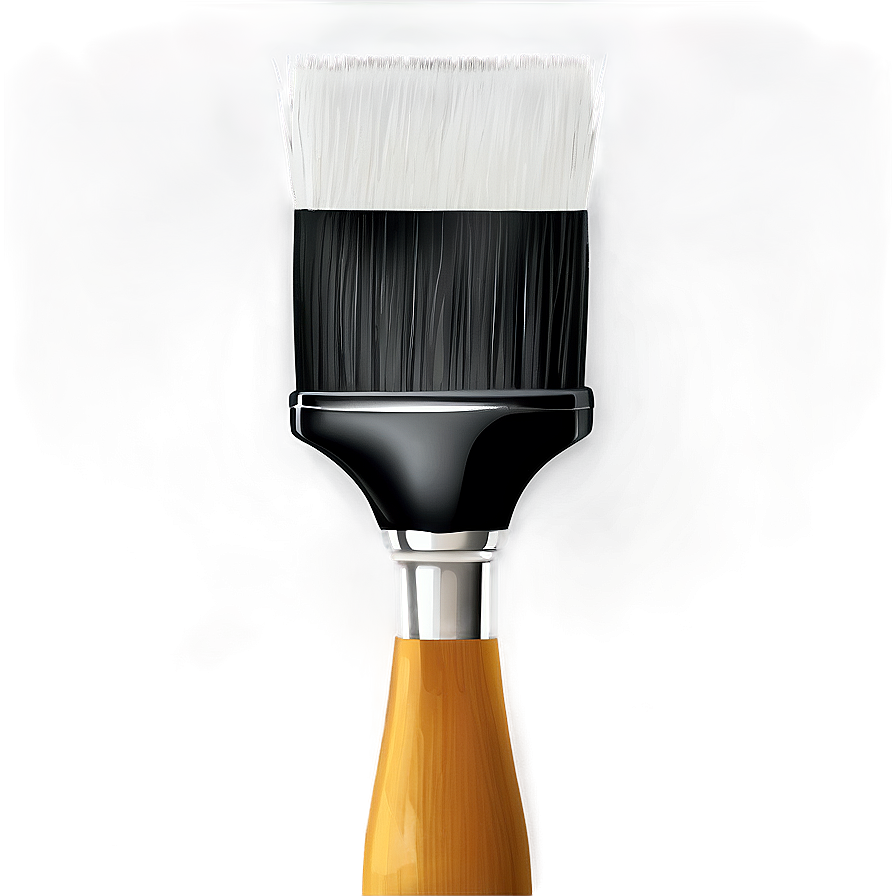 Black And White Paint Brush Png Orl PNG Image