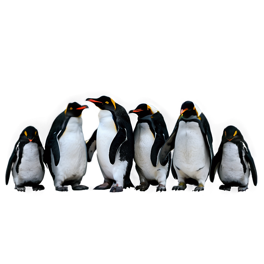 Black And White Penguins Png Ncf63 PNG Image