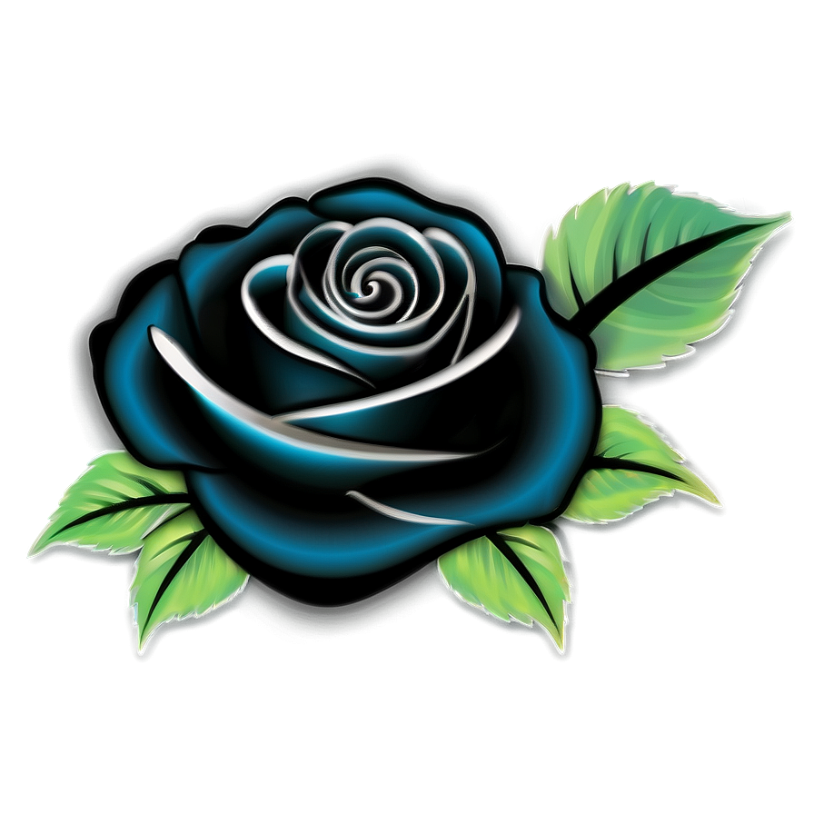 Black And White Rose Tattoo Png 54 PNG Image