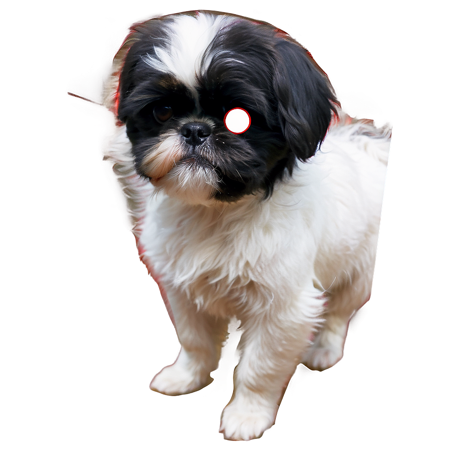 Black And White Shih Tzu Png 1 PNG Image