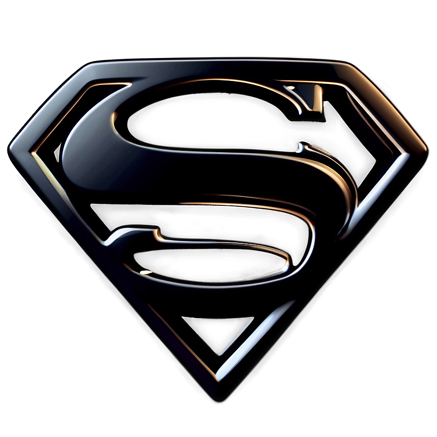 Black And White Superman Logo Png 72 PNG Image