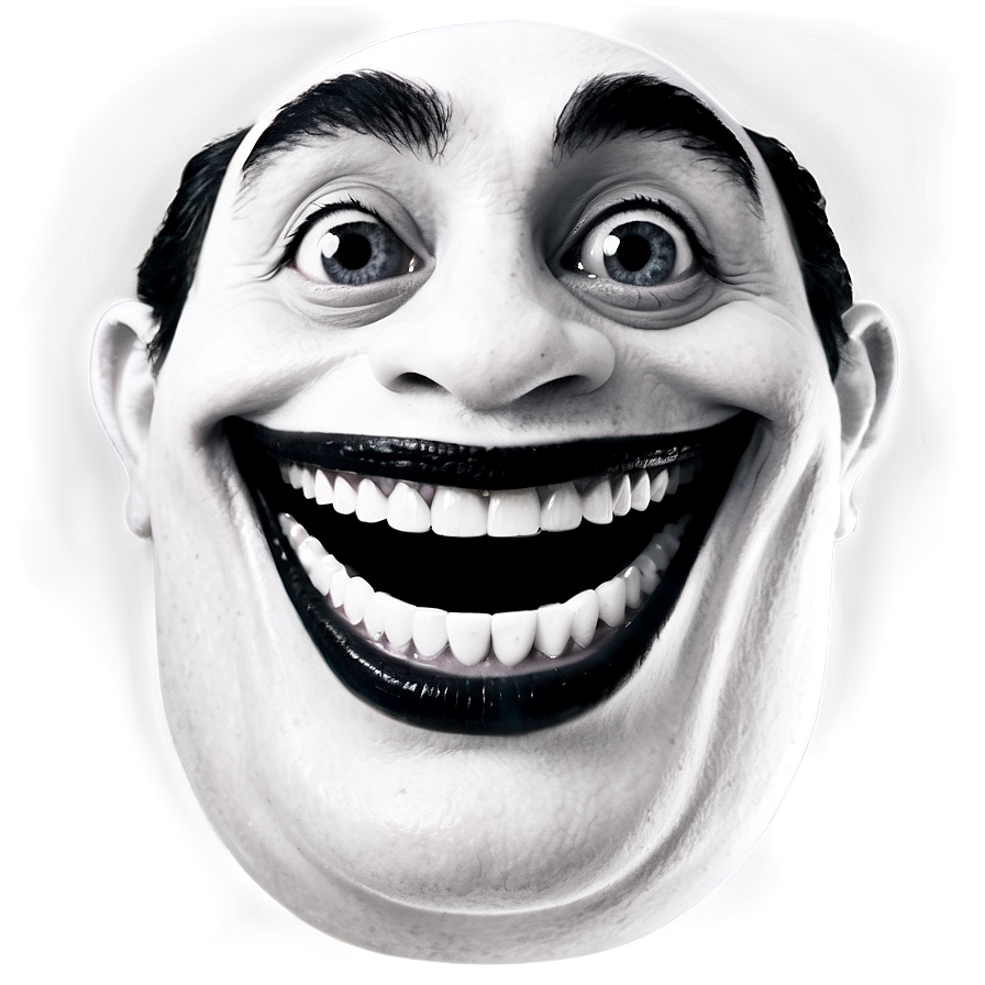 Black And White Trollface Png Raj PNG Image