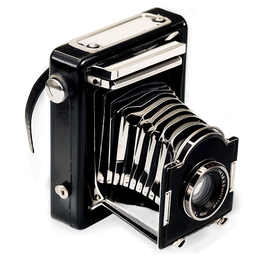 Black And White Vintage Camera Png Piq76 PNG Image