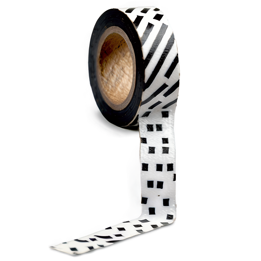 Black And White Washi Tape Png 42 PNG Image