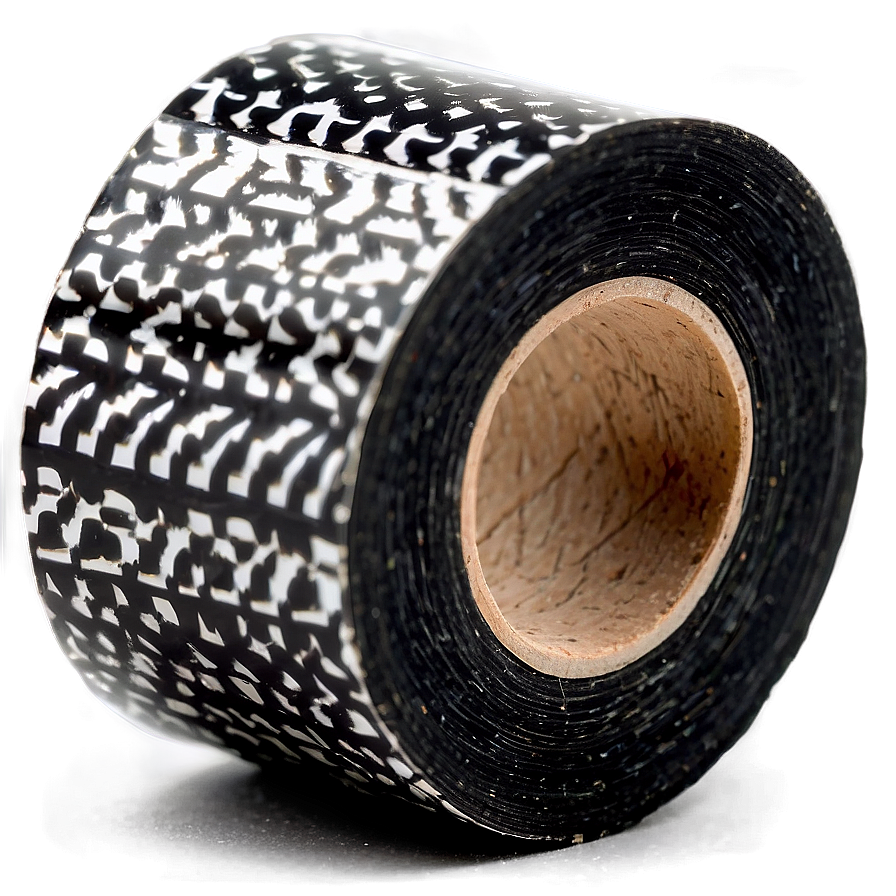 Black And White Washi Tape Png Iqr PNG Image