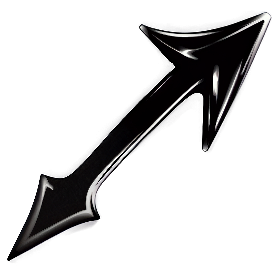 Black Arrow Pointer Png Uyr PNG Image