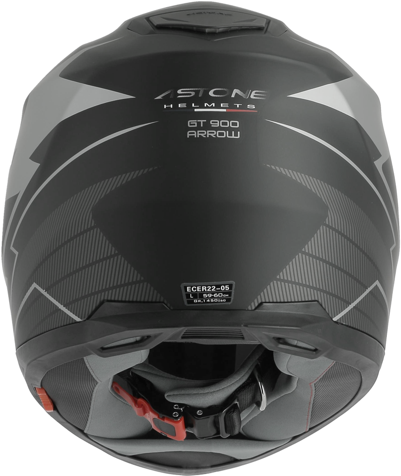 Black Astone G T800 Arrow Motorcycle Helmet PNG Image