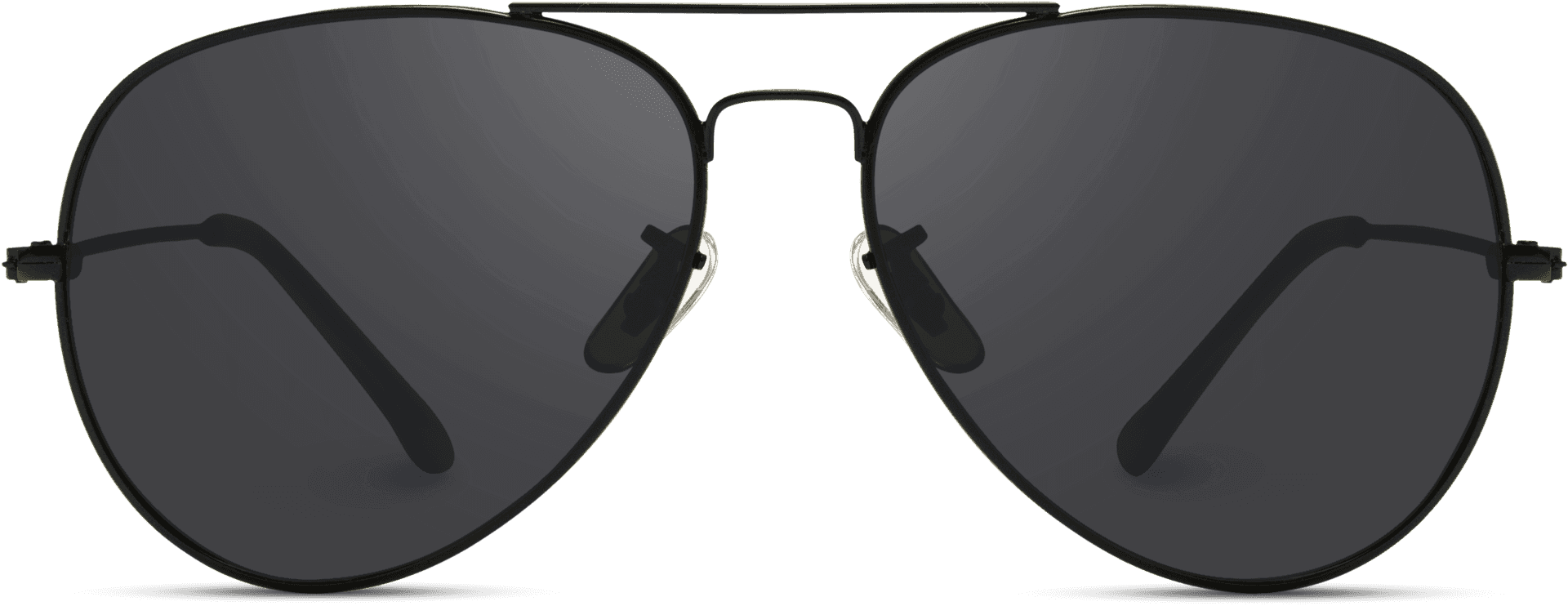 Black Aviator Sunglasses PNG Image